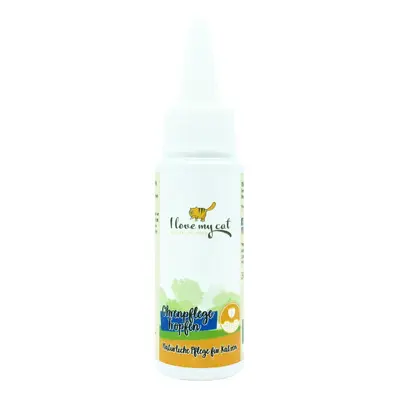 I love my cat Hochwertige Pflegeprodukt für Katzen - Ohrenpflege Tropfen 30 ml Ohrentropfen