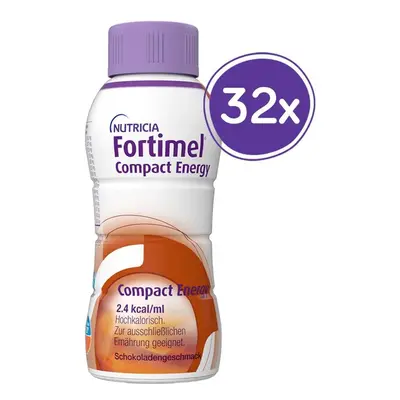 Fortimel Compact Energy Schokolade 8x4x300 ml Flüssigkeit