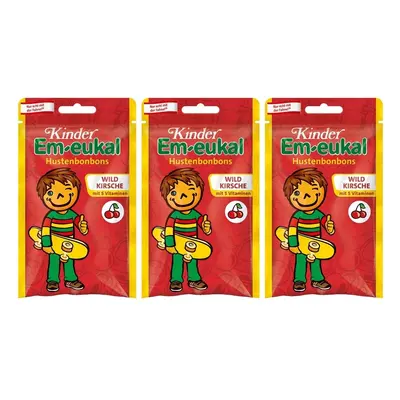 3x Em-Eukal Kinder Bonbons zuckerhaltig 3x75 g
