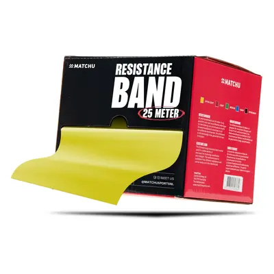 Matchu Sports - Fitnessband Rolle 25 Meter Widerstandsband Resistance Band m