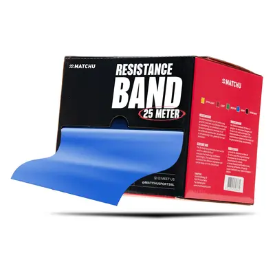 Matchu Sports - Fitnessband Rolle 25 Meter Widerstandsband Resistance Band m