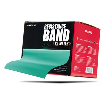 Matchu Sports - Fitnessband Rolle 25 Meter Widerstandsband Resistance Band m