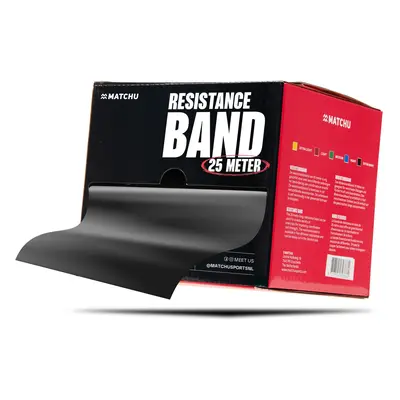Matchu Sports - Fitnessband Rolle 25 Meter Widerstandsband Resistance Band m