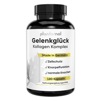 Plantomol® Kollagen Kapseln mit 1000mg Collagen und Hyaluron - Typ 1-3 für Gelenke Gelenkglück 1