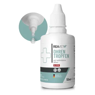 Ohrentropfen mit kolloidalem Silber - ReaVET 50 ml