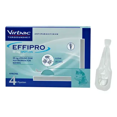 Effipro 50 mg Lösung z.Auftropfen f.Katzen 4 St