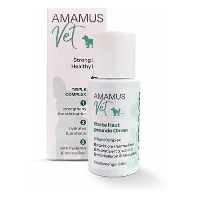 Amamus Vet EARDROPs – Sanfte & Effektive Ohrpflege für Hunde Katze 30 ml Ohrentropfen