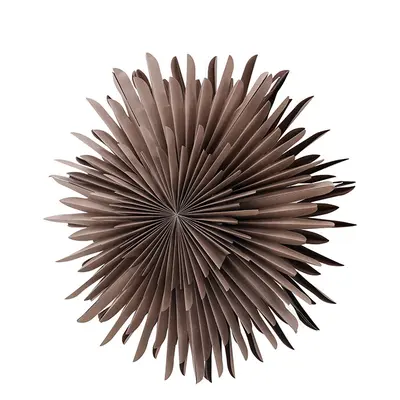 Sälen Weihnachtsstern mit Licht Papier Ø80 cm Pendelleuchte braun.