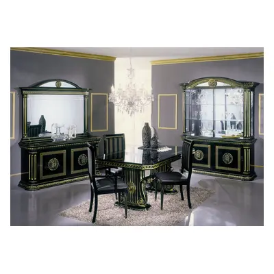Esszimmer Esstisch Stuhl Kommode Vitrine Spiegel Luxus Möbel Tisch Neu Set 8tlg.