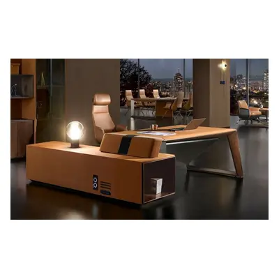 Design Büro Office Kanzlei Tisch Regal Akten Schrank Schreib Deko Tische