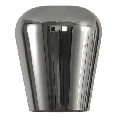 Artdelight Tombo - Lampenschirm aus Glas - Ø 12,5 x 15,5 cm - titan