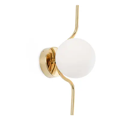 Faro Le Vita - Wandleuchte - 14 x 19 x 40 cm - 6W LED inkl. - gold glänzend