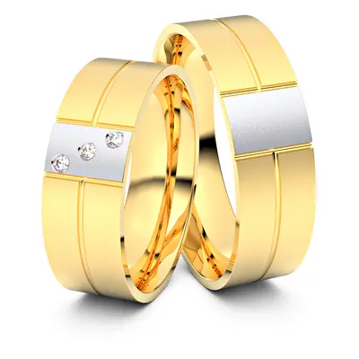 Modell TR146 750er Gelbgold-Weißgold - 29715