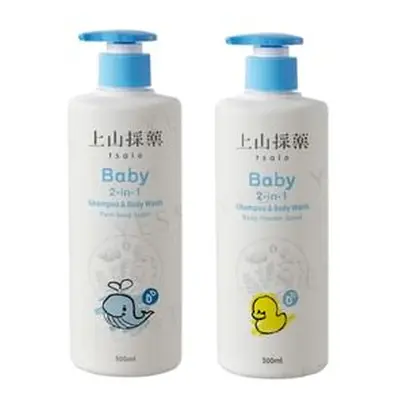 SOFNON - Tsaio Baby 2-In-1 Shampoo & Body Wash Baby Powder - 500ml