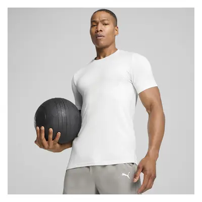 PUMA CLOUDSPUN Soft Branded Tee Men, Kleidung, Weiß, XL