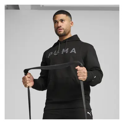 PUMA CLOUDSPUN Branded Hoodie Men, Kleidung, Schwarz/Q, XS