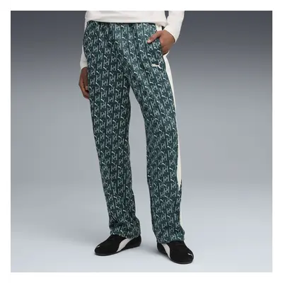 PUMA T7 Allover-Print Relaxed Trainingshose Herren, Accessoires, Grün, L