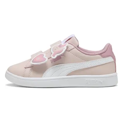 PUMA Smash 3.0 Badges Sneakers Kinder, Schuhe, Rosa, 34.5