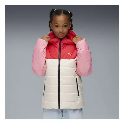 PUMA Essentials Wattierte Kapuzenjacke Teenager, Kleidung, Weiß, 5-6Y