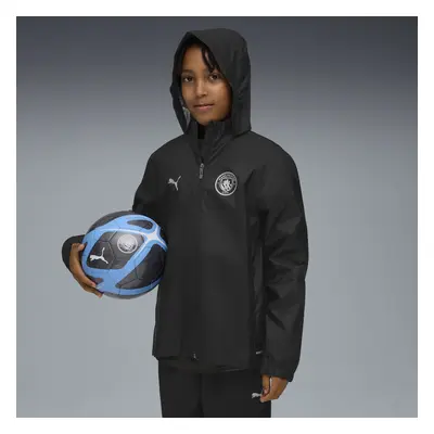 PUMA Manchester City Allwetter-Trainingsjacke Teenager, Kleidung, Schwarz, 13-14Y