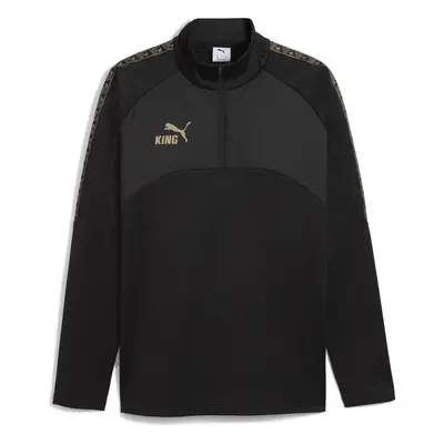 PUMA KING Fußball-Trainingsoberteil Winter Herren, Kleidung, Schwarz, XL