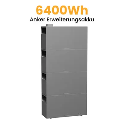 Anker BP1600 Erweiterungsakku für Solix Solarbank 2 E1600 Pro/Plus/AC Sonderangebot - 6400Wh Erw