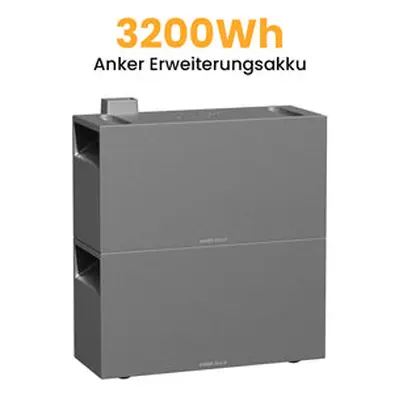 Anker BP1600 Erweiterungsakku für Solix Solarbank 2 E1600 Pro/Plus/AC Sonderangebot - 3200Wh Erw