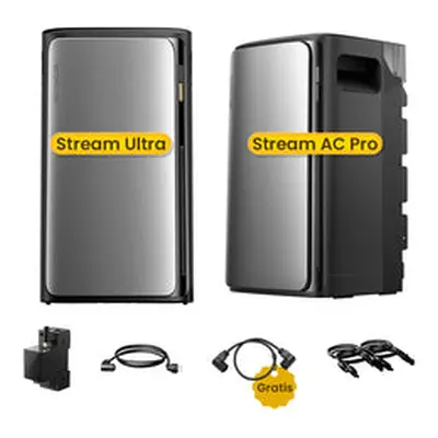 EcoFlow Stream Ultra, All-in-One Speicher für Balkonkraftwerke, by Powerness - Stream Ultra + St