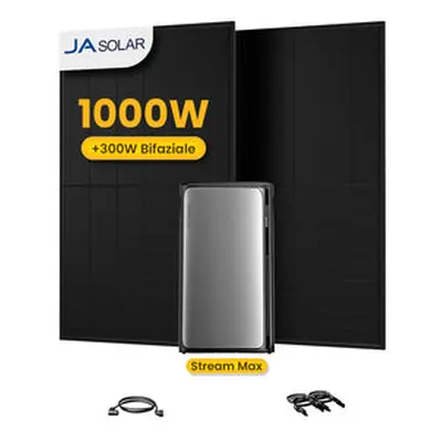 EcoFlow STREAM MAX - mit 2 x500 Full Black Solarmodule / Powerness Express