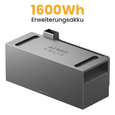 Anker BP1600 Erweiterungsakku für Solix Solarbank 2 E1600 Pro/Plus/AC Sonderangebot - 1600Wh Erw