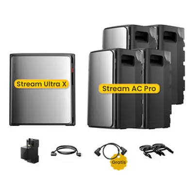 EcoFlow Stream Ultra X, All-in-One Speicher für Balkonkraftwerke, by Powerness - Stream Ultra X 