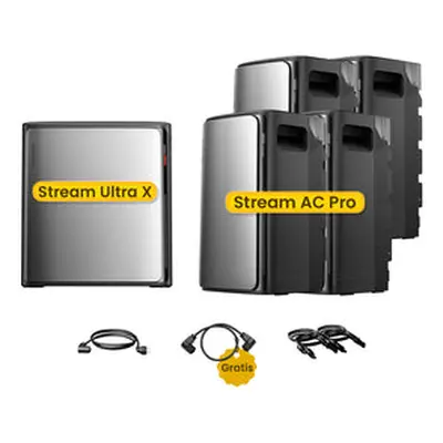 EcoFlow Stream Ultra X, All-in-One Speicher für Balkonkraftwerke, by Powerness - Stream Ultra X 