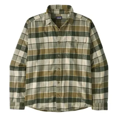 Patagonia M's L/s LW Fjord Flannel Herren Hemd rocky: old growth green M