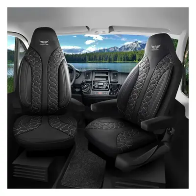 Sitzbezüge passend für Chausson Wohnmobil Caravan in Schwarz 1099P001
