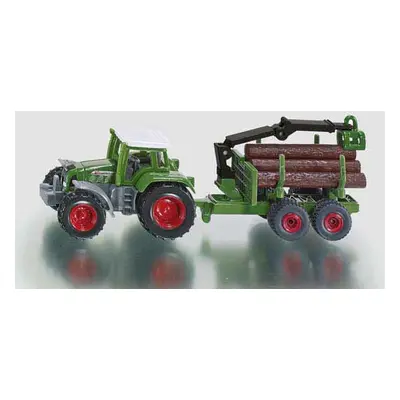 Fendt Traktor mit Forstanhänger Modell von Siku