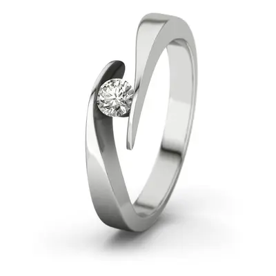 Diamant Sterlingsilberring Summertime - (Sterlingsilber 925) Ring mit gratis Ringgravur
