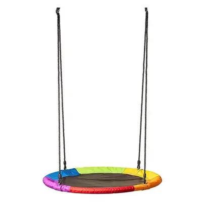 Woody Schaukelkreis (Durchmesser 100 cm), regenbogenfarben