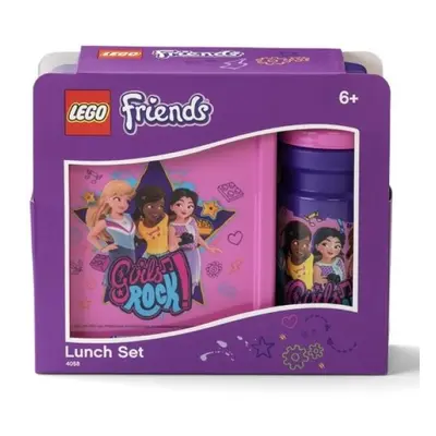 LEGO® Friends Rock-Snack-Set für Mädchen (Flasche und Schachtel) – lila