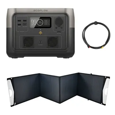 EcoFlow River 2 MAX Powerstation + 200W Solarpanel
