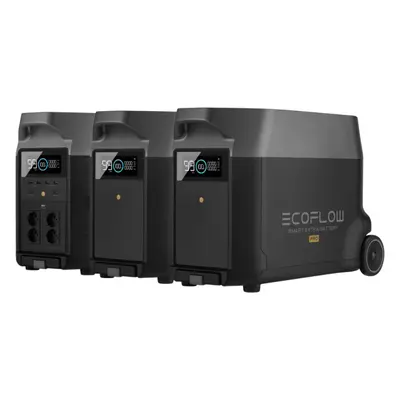 EcoFlow DELTA Pro Portable Power Station + 2x Smart Extra Battery