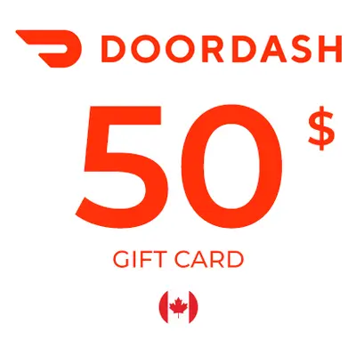 DoorDash Gift Card 50 CAD (CA) Key - CANADA