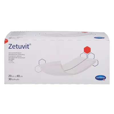 ZETUVIT Saugkompressen unsteril 20x40 cm 30 St.