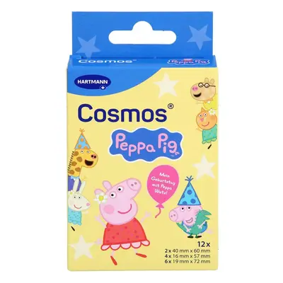 COSMOS Peppa Pig Pflasterstrips 3 Größen 12 St.