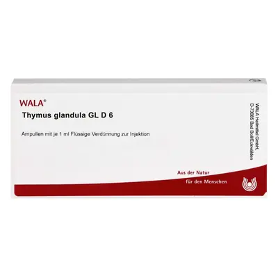 THYMUS GLANDULA GL D 6 Ampullen 10 ml