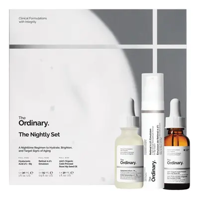The Ordinary Die Nightly Set Geschenkbox (gegen die Zeichen der Hautalterung) 3-tlg
