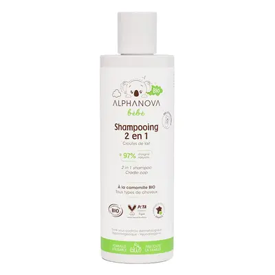 Alphanova Baby-Shampoo 2 in 1 Bio 200 ml