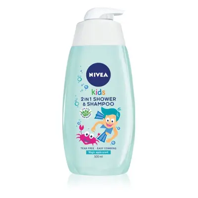 Nivea 2 in Dusche & Shampoo – Babygel und Shampoo 2 in 1 mit Apfelduft – 500 ml
