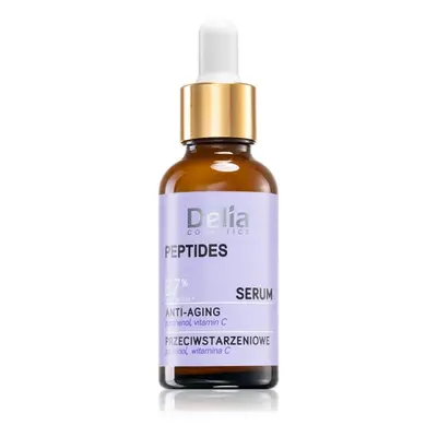 Delia Cosmetics Peptides Anti-Aging-Serum für Gesicht, Hals und Dekolleté 30 ml