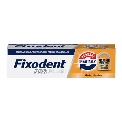 Fixodent Pro Plus Haftcreme für Voll- und Teilprothesen Unschlagbares Beißen 40g