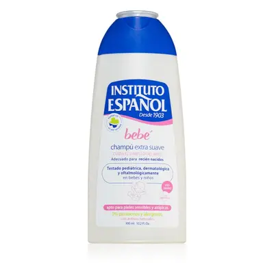 Instituto Español Extra zartes Baby-Shampoo für empfindliche Neugeborenenhaut ohne Allergene, 30